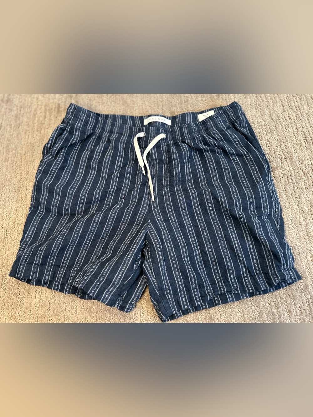 PacSun size M Volley Linen Shorts Fisherman Nautical